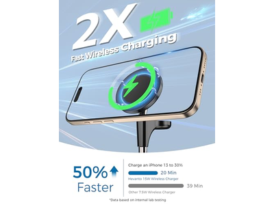 Stazione di ricarica wireless 3 in 1 per caricabatterie Apple MagSafe