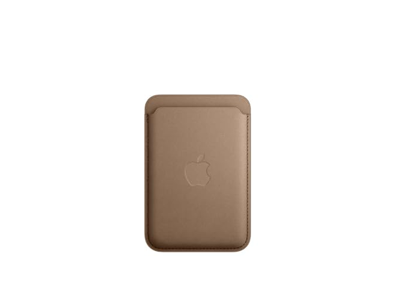 Portafoglio in tessuto fine con MagSafe - Tortora