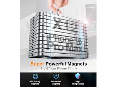 Anello da dito con supporto per presa magnetica per cellulare