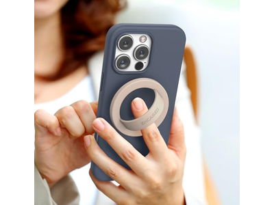 Supporto magnetico per presa per telefono Anello sottile in silicone per dito