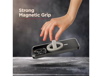Supporto magnetico per telefono con anello in silicone per dito