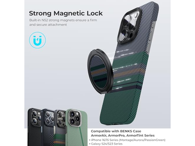 Supporto magnetico per anello con impugnatura per telefono per Magsafe