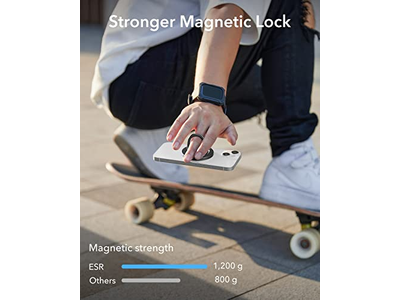 Impugnatura magnetica per telefono con supporto regolabile in 2 direzioni