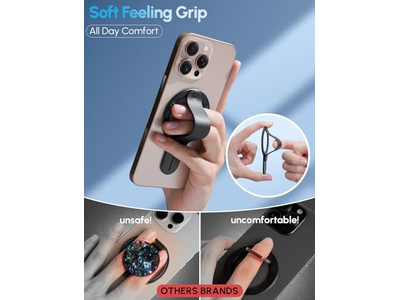 Supporto magnetico per anello telefonico staccabile per iPhone 16