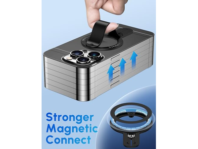 Supporto magnetico per anello telefonico staccabile per iPhone 16