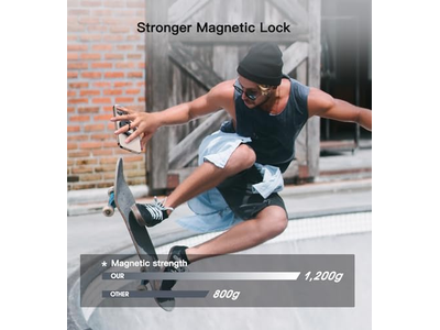 Supporto magnetico per anello per telefono per Mag-Safe 360 ​​con rotazione libera