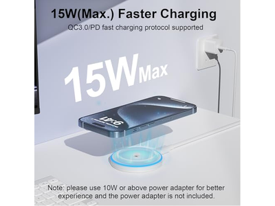 Tappetino di ricarica rapida per caricabatterie wireless magnetico
