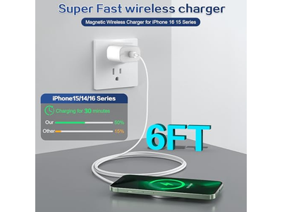 Caricabatterie wireless magnetico per la ricarica wireless di iPhone