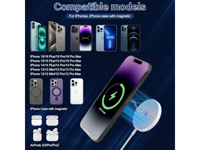 Caricabatterie wireless magnetico per la ricarica wireless di iPhone