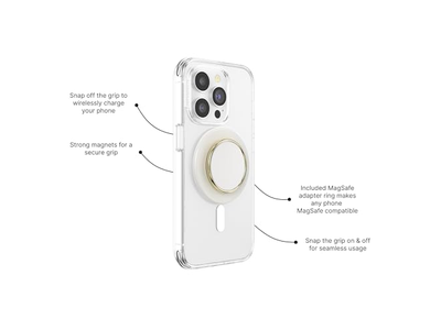 Presa per telefono con cavalletto e supporto magnetico per custodie MagSafe