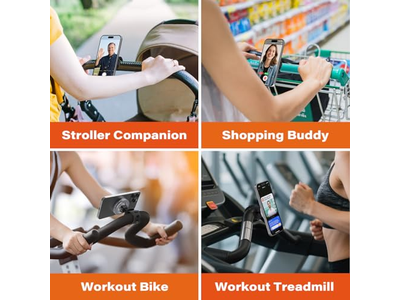 Supporto per telefono per porta telefono per passeggino tapis roulant Peloton Bike