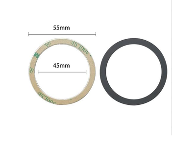 Adesivo universale con anello metallico per caricatore magnetico