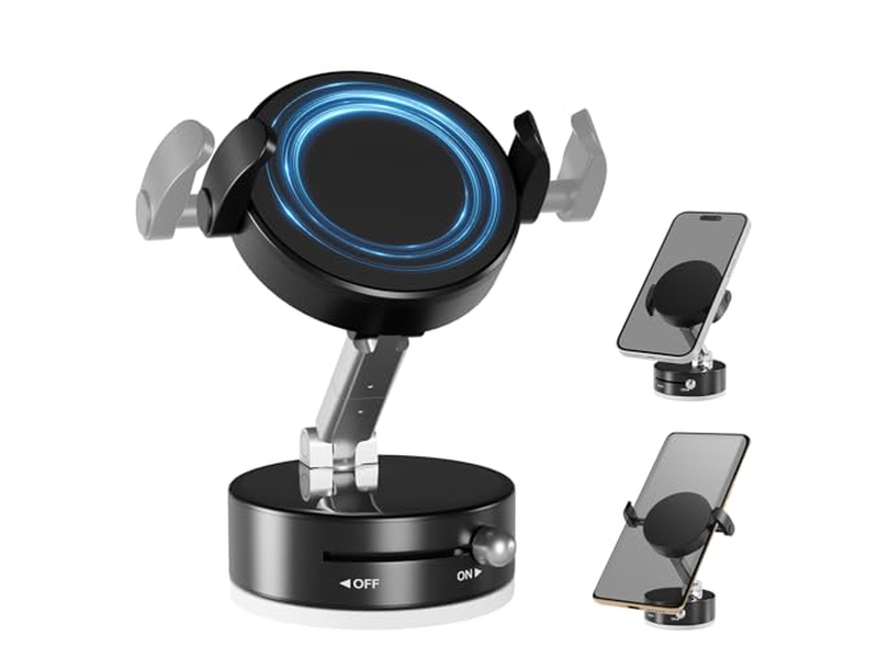 Supporto magnetico per telefono sottovuoto con morsetto