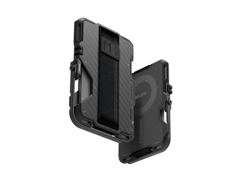 Porta carte di credito magnetico per portafoglio in fibra di carbonio con caratteristiche multifunzione