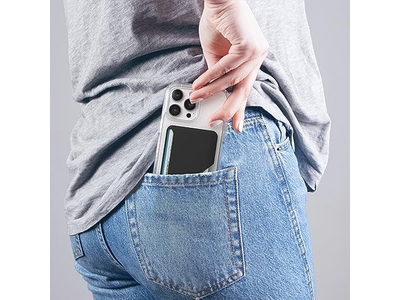 Accessorio MagSafe per portafoglio iPhone - Può contenere da 1 a 3 carte - Resistente ai graffi