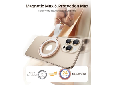 Supporto magnetico per telefono e cavalletto per dispositivo compatibile MagSafe