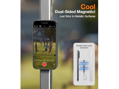 Cavalletto porta cellulare magnetico adatto a MagSafe per iPhone e Gal
