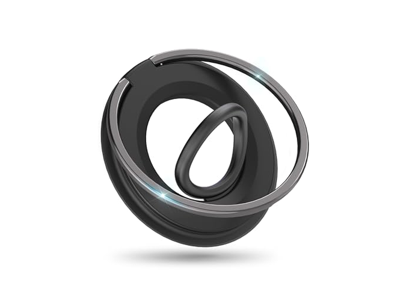 Supporto magnetico per anello con impugnatura per telefono compatibile con iPhone e Andro