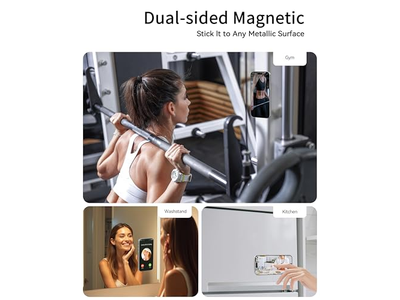 Supporto magnetico per anello con impugnatura per telefono compatibile con iPhone e Andro