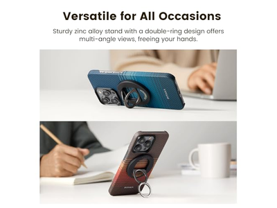 Impugnatura magnetica per telefono con rotazione di 360 gradi compatibile con iPhone