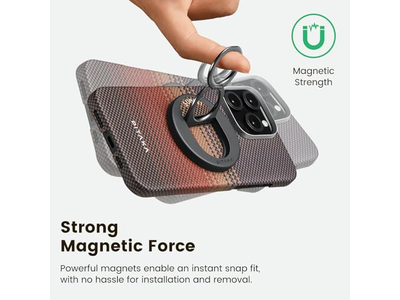 Impugnatura magnetica per telefono con rotazione di 360 gradi compatibile con iPhone