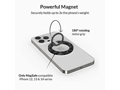 Impugnatura magnetica per telefono con supporto regolabile - Accessori rimovibili per