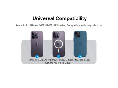 Impugnatura magnetica per telefono con supporto espandibile compatibile con MagSafe