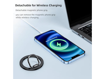 Supporto ad anello magnetico per telefono per supporto con impugnatura regolabile MagSafe Removab