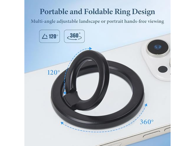 Supporto magnetico per anello per telefono con accessorio MagSafe per iPhone