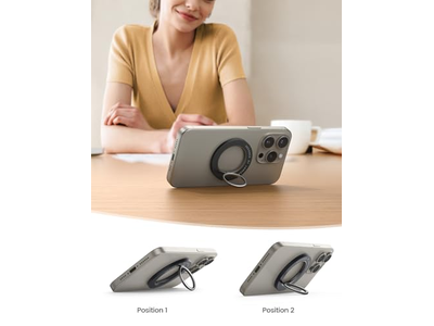 Supporto magnetico ad anello per telefono con rotazione di 360 gradi per dispositivi MagSafe