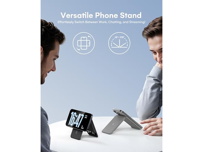 Portafoglio magnetico per iPhone con supporto regolabile e porta carte