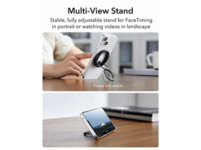 MagSafe Phone Grip con supporto regolabile per smartphone 2 anello in metallo