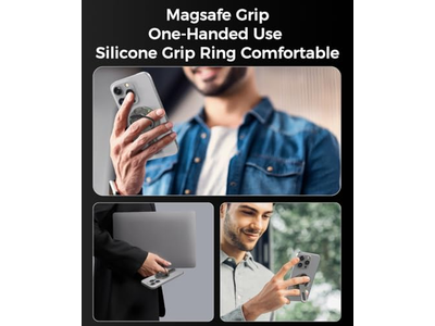 Presa per telefono con anello magnetico e rotazione a 360 gradi per tutti i telefoni